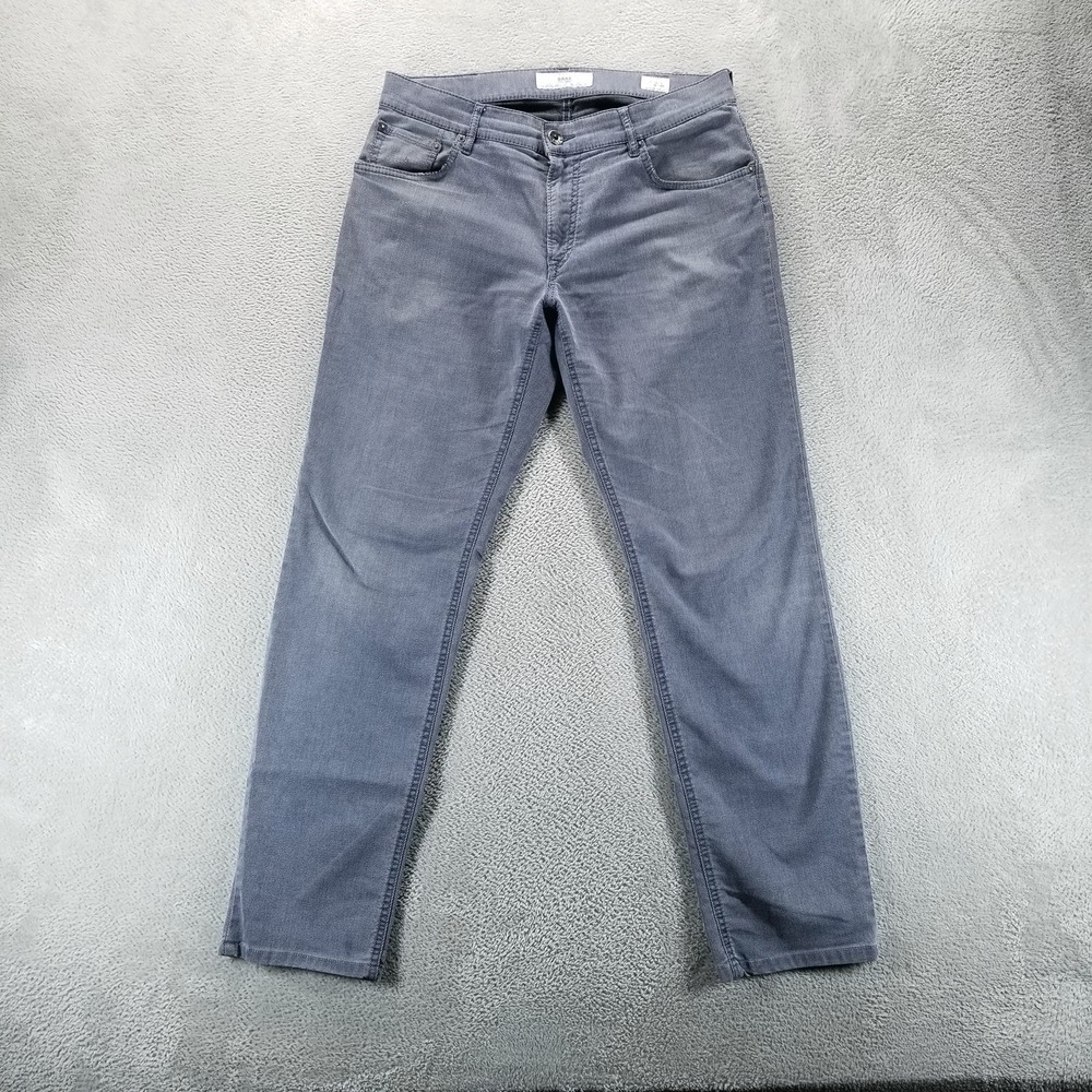 Brax Jeans Mens 33x34 Blue Chuck Modern‎ Tapered Low Rise